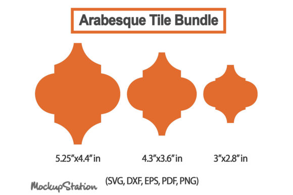 Arabesque Tile SVG Bundle