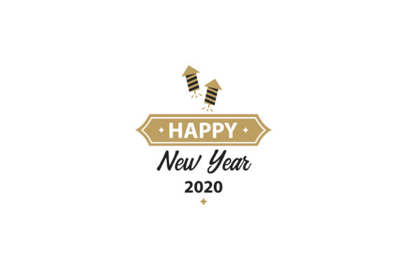 Badge Logo Happy New Year