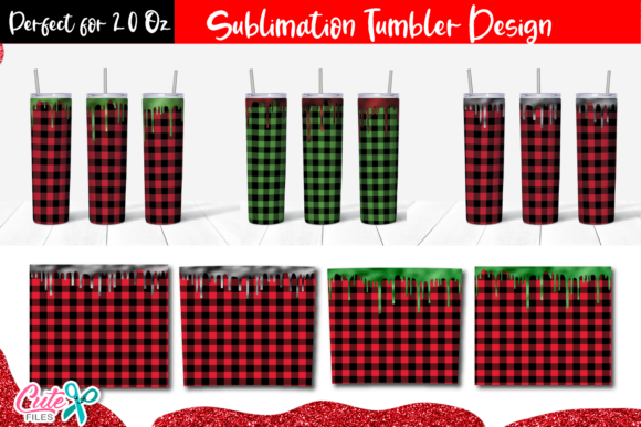 Buffalo Plaid Tumbler Wrap for Local Branding