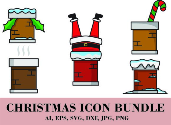 Chimney Icon Bundle: A Versatile Graphic Design Asset