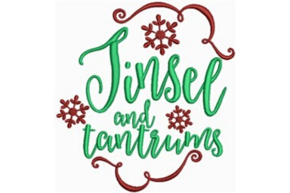 Christmas Decorations Tinsel and Tantrums