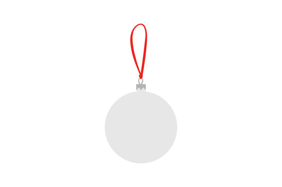 Christmas Ornament Template: A Festive Graphic Design Asset