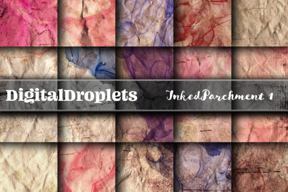 Inked Parchment Collection 1 for Editorial Backgrounds