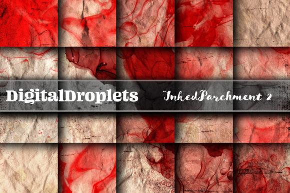 Inked Parchment Collection 2 Backgrounds
