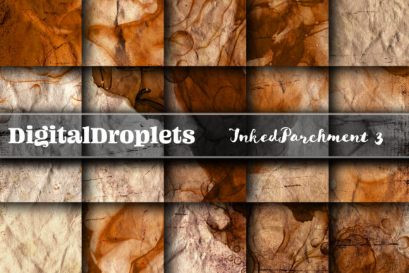 Inked Parchment Collection 3 for Backgrounds