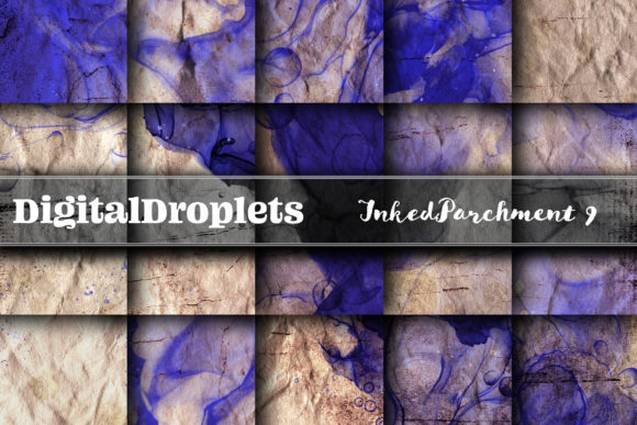 Inked Parchment Collection 9 Backgrounds