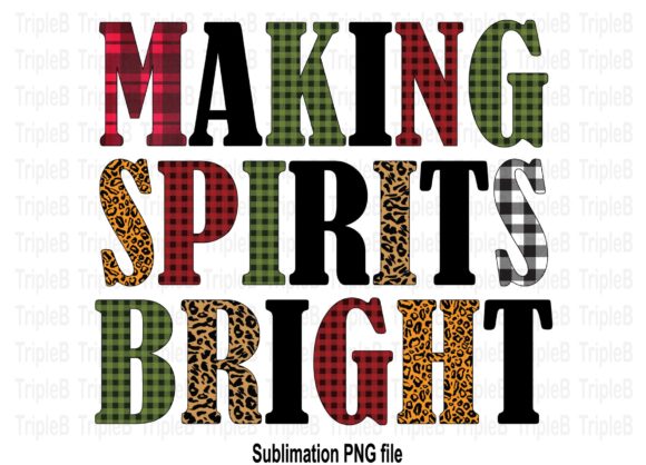 Making Spirits Bright Sublimation for Crafts