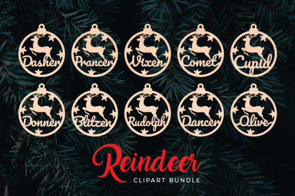 Reindeer Christmas Ornaments for Winter Amp Branding