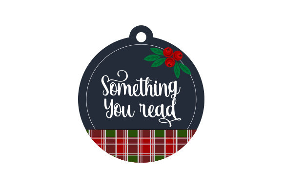Something You Read Gift Tag for Christmas Branding