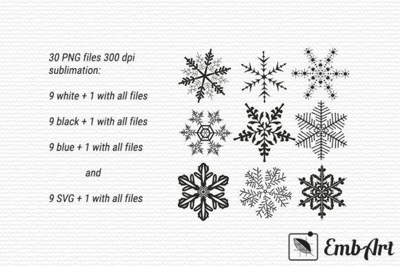 Winter Snowflakes for Crafts